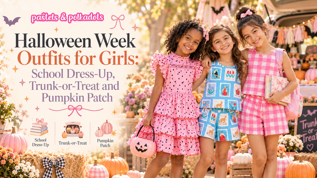 Halloween Week Outfits for Girls: School Dress-Up, Trunk-or-Treat and Pumpkin Patch