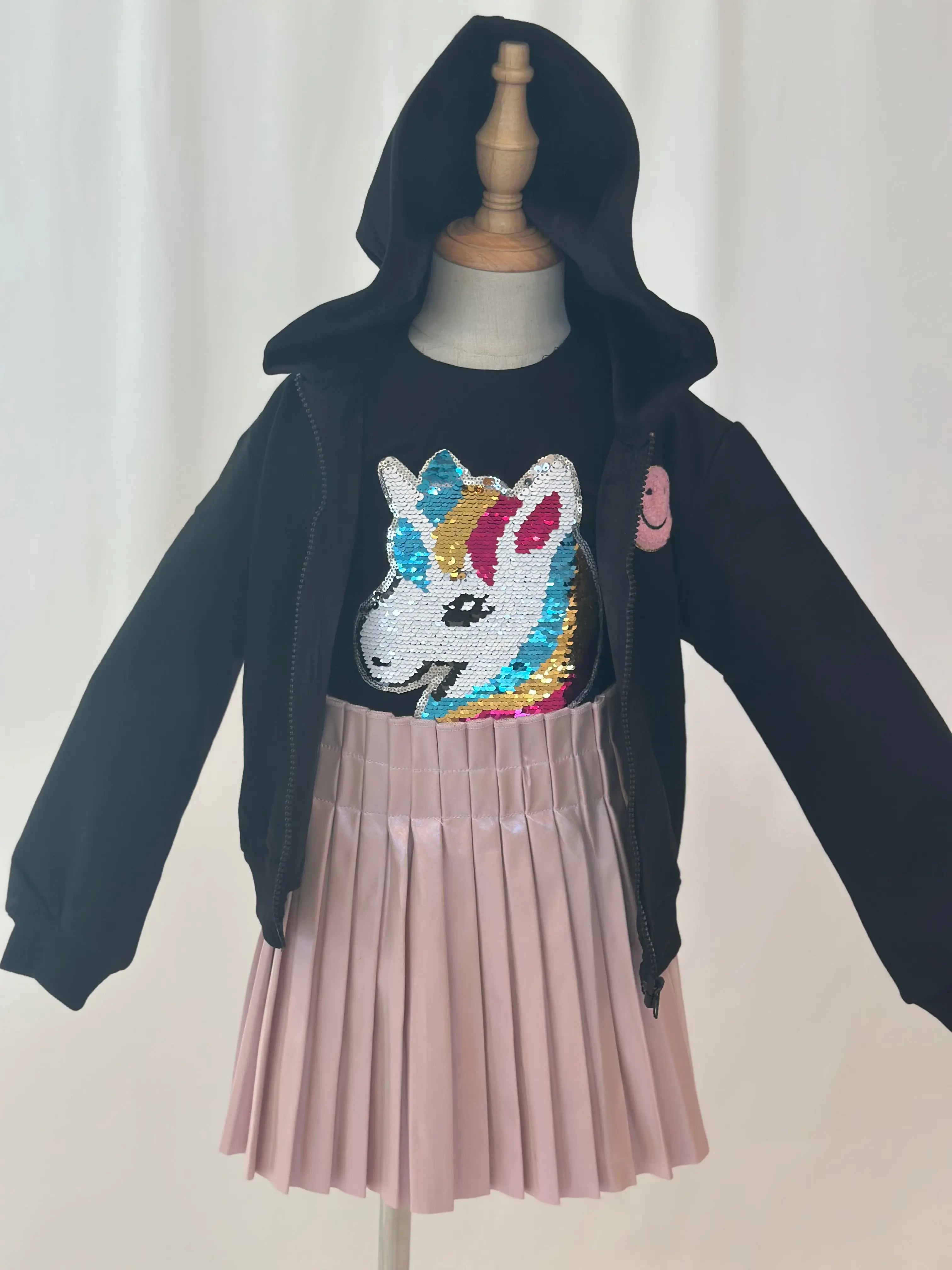 Vacay Vibes Soft  Hoodie Pastels and Polkadots