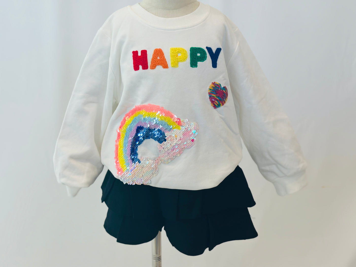 Joyful Rainbow Bliss sweatshirt