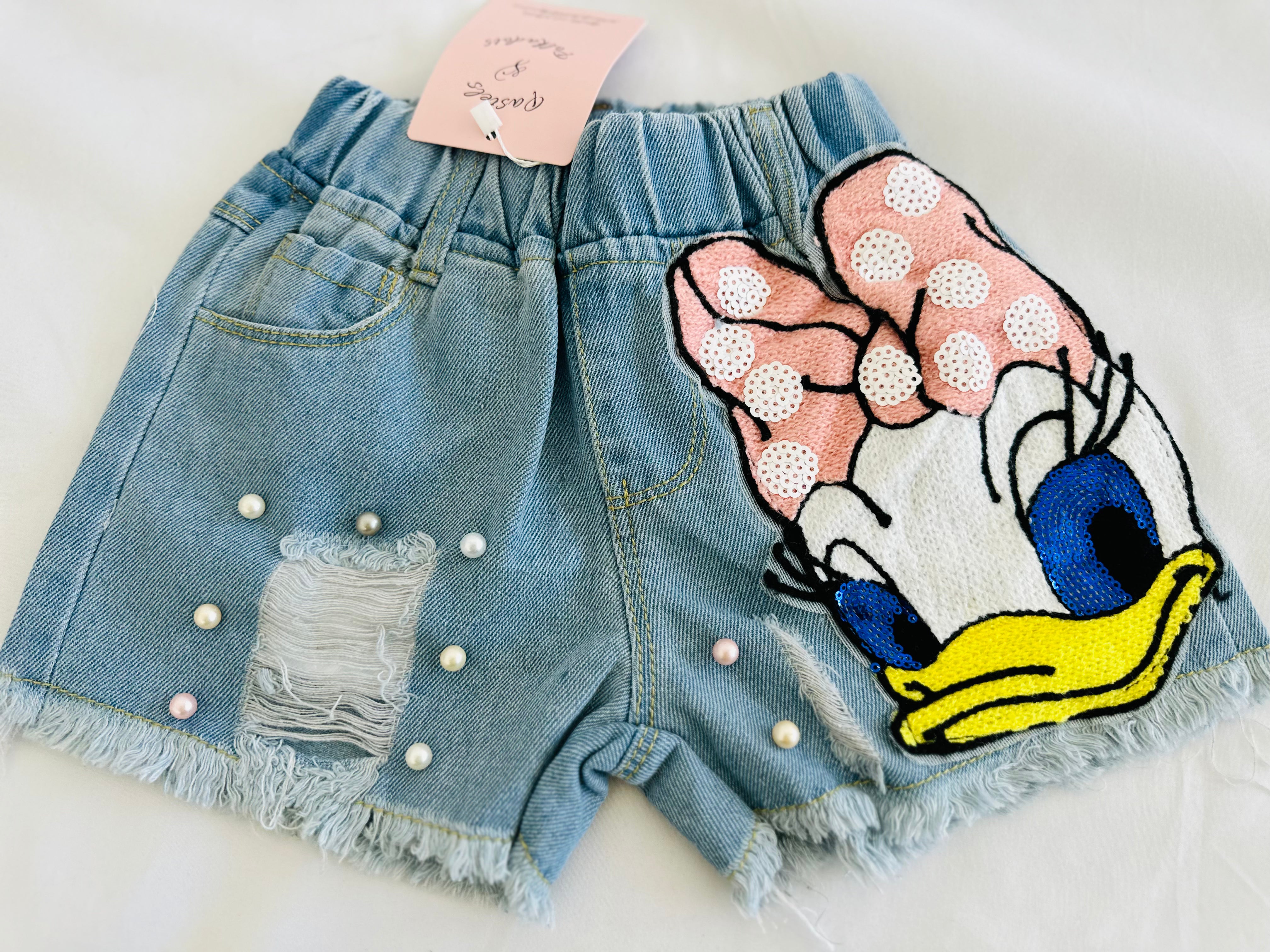 Daisy shorts Pastels and Polkadots