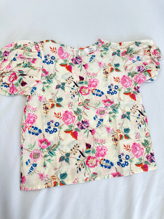 Floral blouse cotton