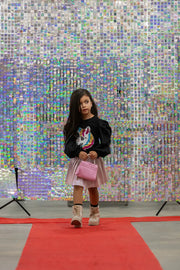 Enchanted Unicorn Dream Tee Pastels and Polkadots