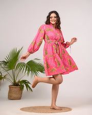 Leopard Lilly Dress Pastels and Polkadots