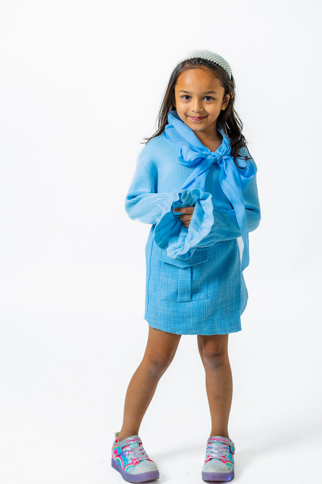 Soft Blue blouse for Girls – Perfect winter