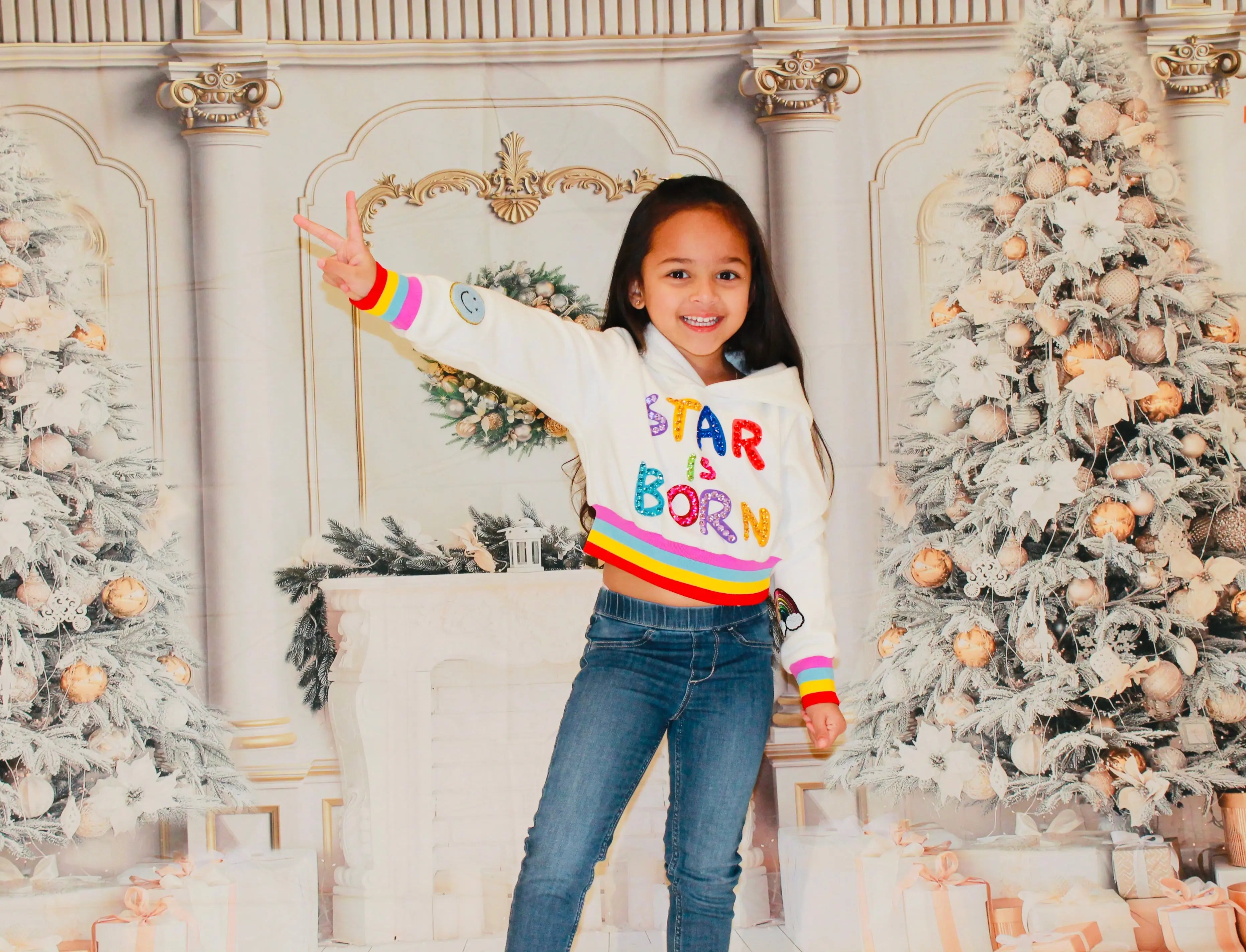 Star is born hoodie crop top Pastels and Polkadots