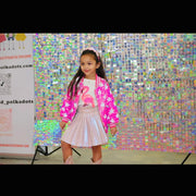 Super star jacket Pastels and Polkadots