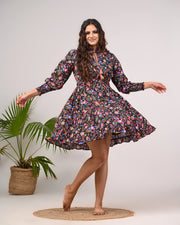 Viola Dress Pastels and Polkadots