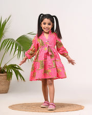 Leopard Lilly Mini Dress Pastels and Polkadots