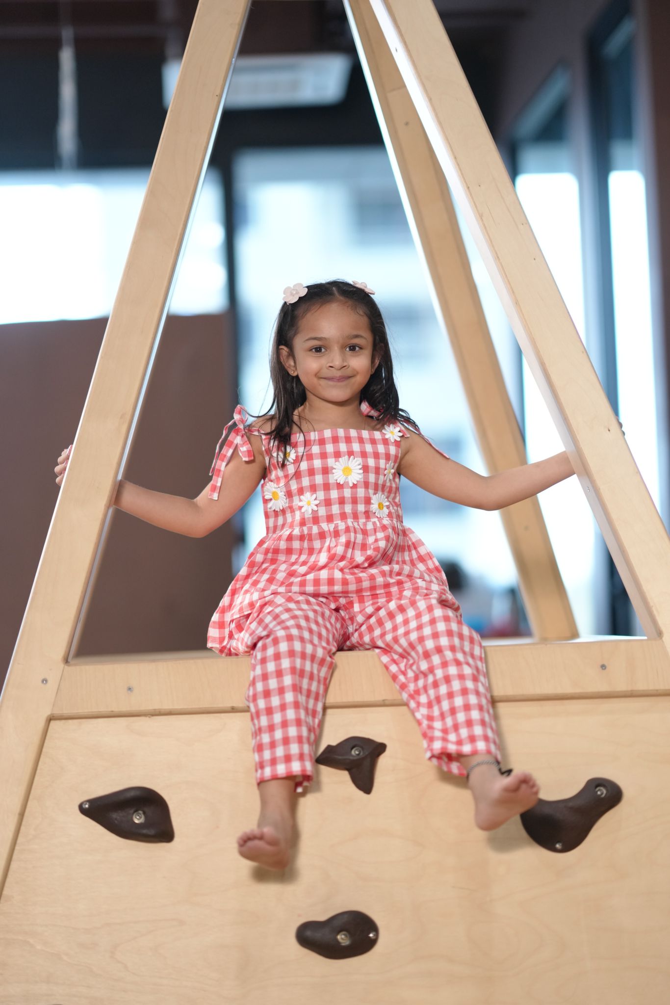 Red Gingham Set - Adorable Comfort for Back-to-School