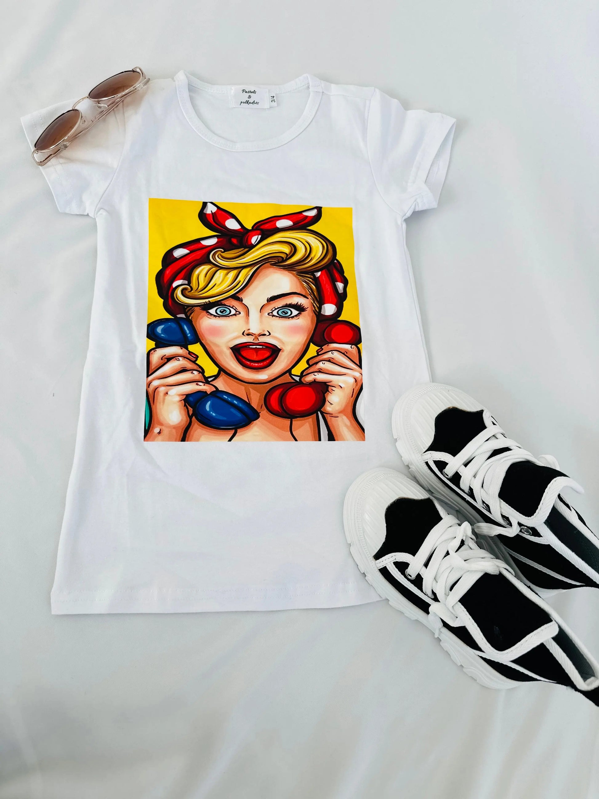 funky shirt dress Pop Art Funky Fun Trendy Retro T-Shirt Dress