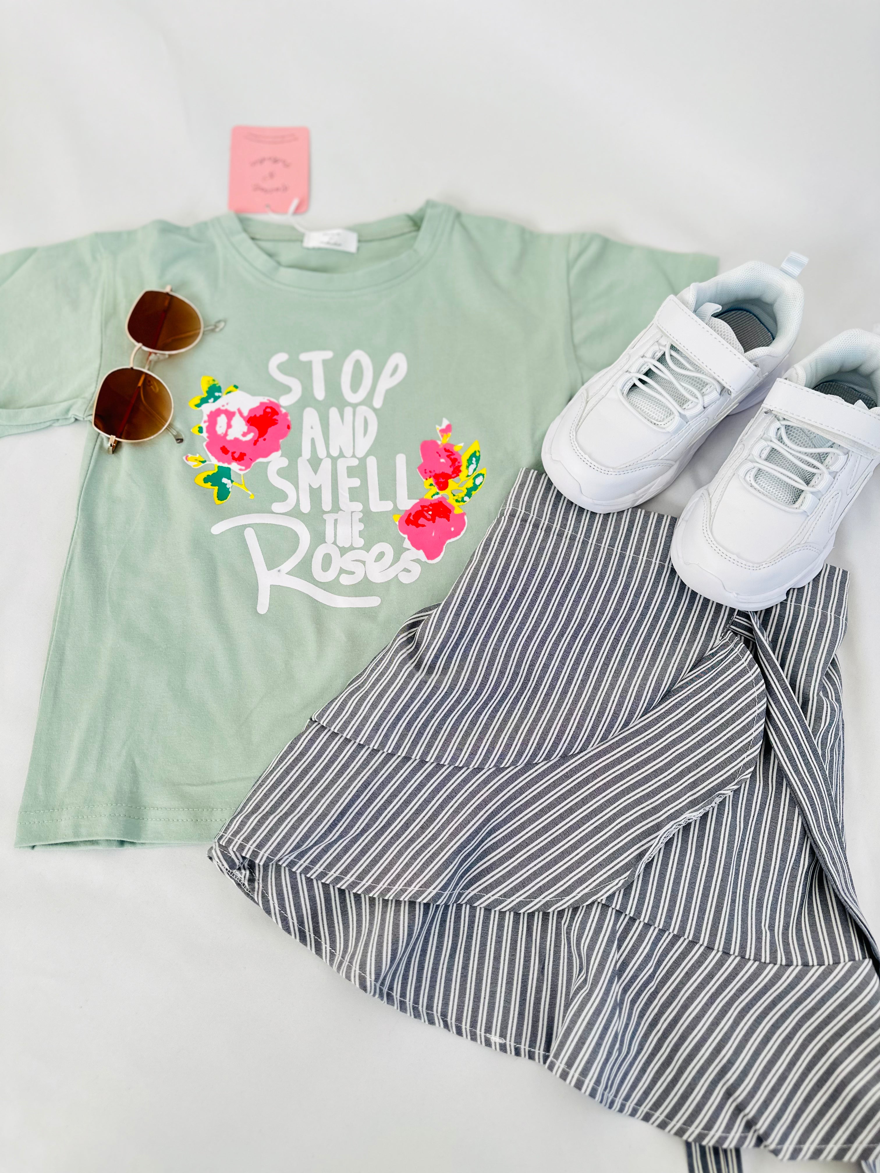 Summer T-shirt Pastels and Polkadots